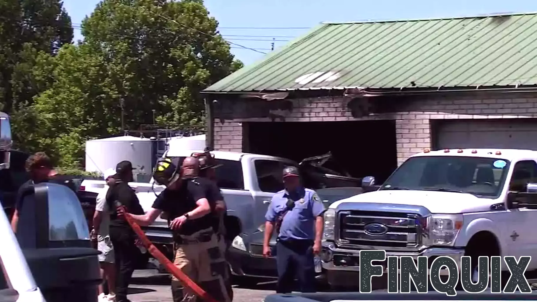 Building damaged after car catches fire at business in southwest OKC