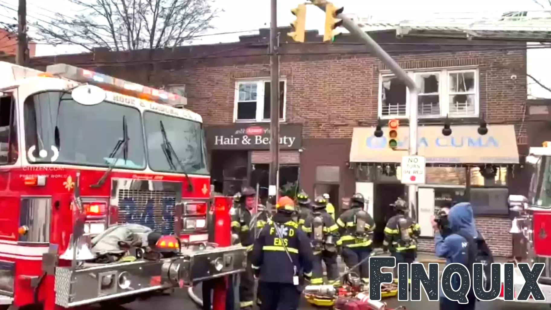 Fire on Easter damages businesses, apartments in Valley Stream