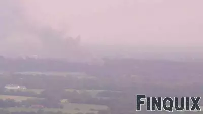 Blaze Erupts at Downtown Eminence Business