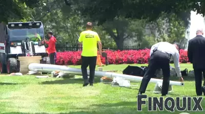 Flags from a Plano Small Business Adorn the White House