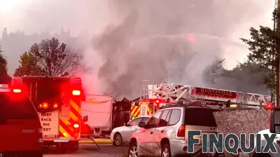 Huntsville crews fight business fire
