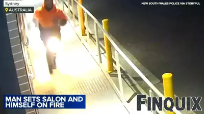 Security Footage Captures Arson Suspect in Fiery Mishap